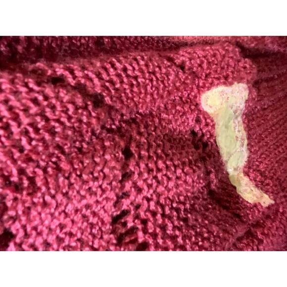 Vintage Pierre Cardin Cardigan Knit Sweater Women's Size 38/US 6 Knitted Stretch - Picture 7 of 7